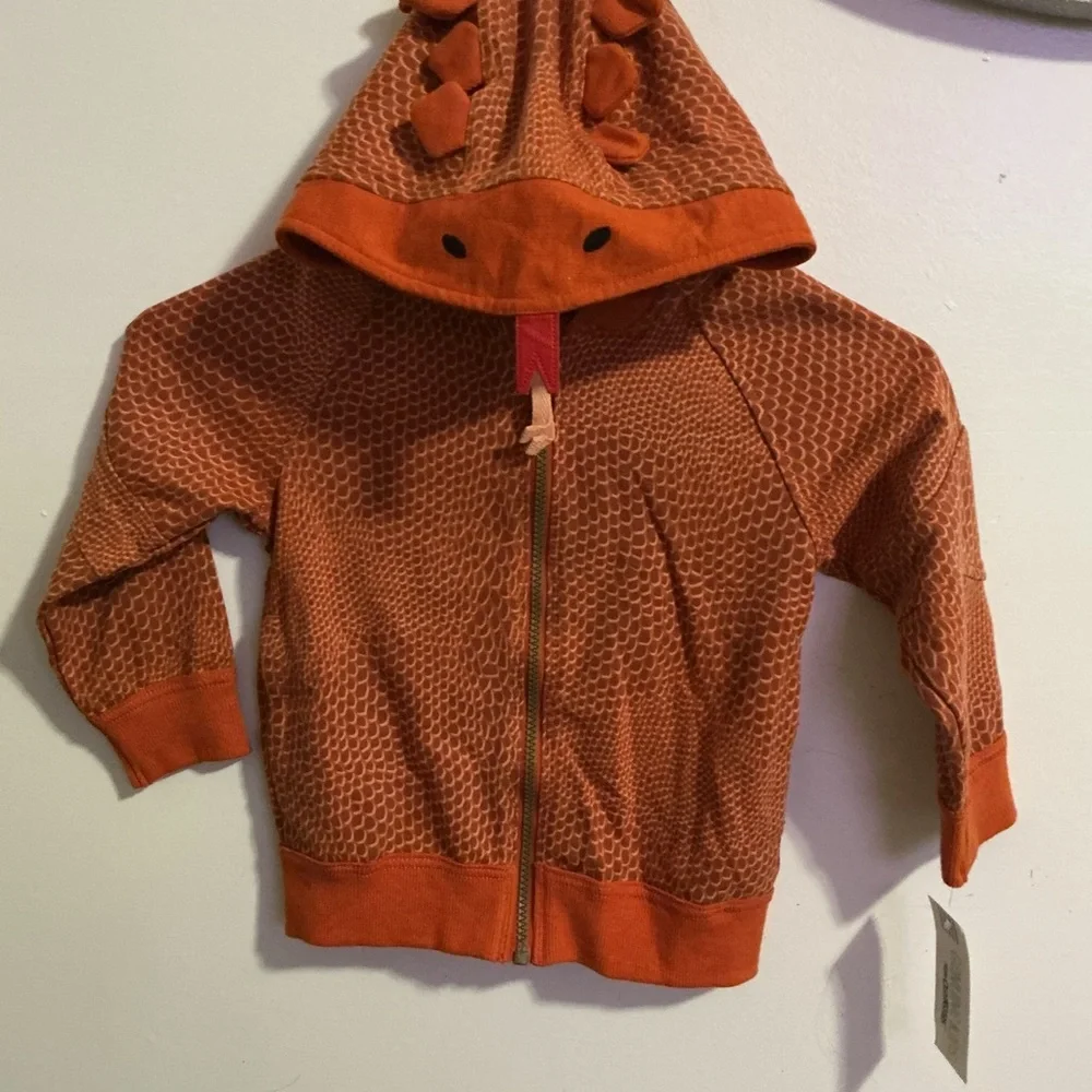 OshKosh B'gosh Textured Orange Hoodie